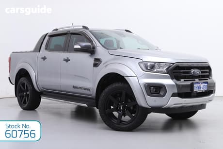 Silver 2021 Ford Ranger Double Cab Pick Up Wildtrak 2.0 (4X4)