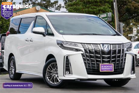 White 2021 Toyota Alphard SUV EXECUTIVE LOUNGE S TYPE (HYBRID)