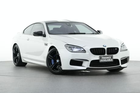 White 2015 BMW M6 Coupe