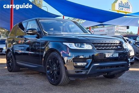 Black 2016 Land Rover Range Rover Sport SUV SDV6 SE 4X4
