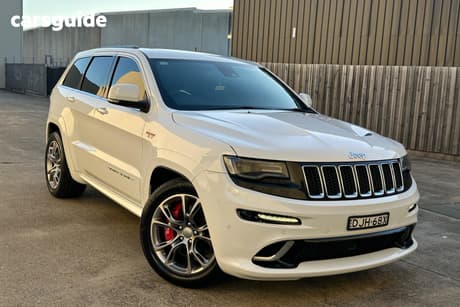 White 2014 Jeep Grand Cherokee Wagon Srt 8 (4X4)