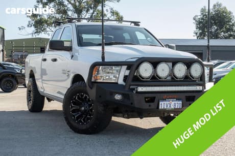 White 2022 RAM 1500 Crew Cab Utility Warlock Ii