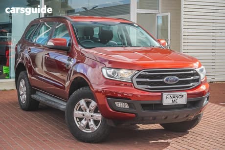 Red 2018 Ford Everest Wagon Ambiente (Rwd 5 Seat)