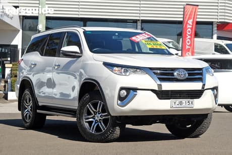 White 2019 Toyota Fortuner Wagon Gxl
