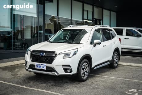White 2021 Subaru Forester Wagon Hybrid L (Awd)