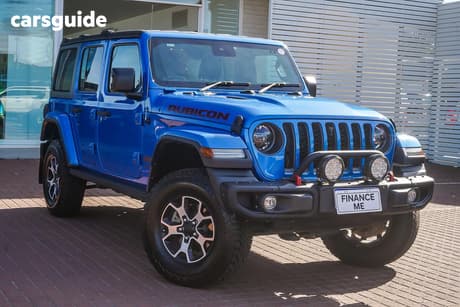 Blue 2021 Jeep Wrangler Unlimited Hardtop Rubicon (4X4)