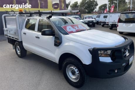 White 2021 Ford Ranger Double Cab Chassis Xl 3.2 (4X4)