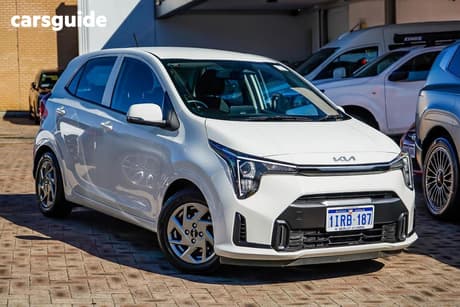 White 2025 Kia Picanto Hatchback Sport (Pe2)