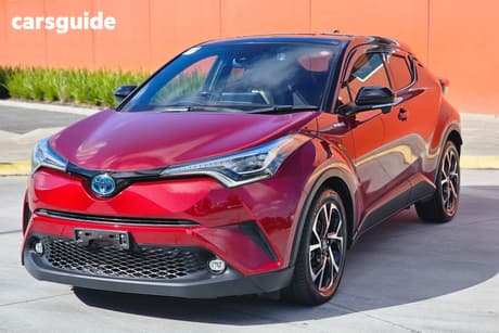 Red 2018 Toyota C-HR SUV (HYBRID)