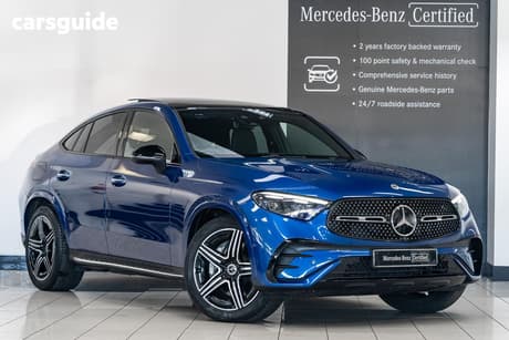 Blue 2025 Mercedes-Benz GLC300 Coupe 4Matic