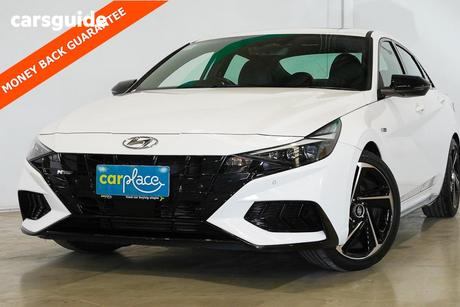 White 2022 Hyundai I30 Sedan N Line Premium