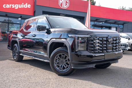 Black 2026 MG Mgu9 Ute Tray BLACK EDITION 4X4