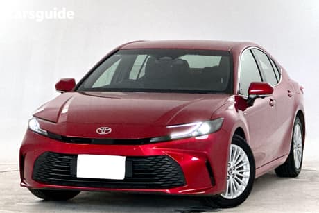 Red 2024 Toyota Camry Sedan Ascent Hybrid