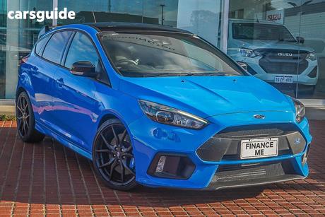 Blue 2017 Ford Focus Hatchback Rs Limited Edition