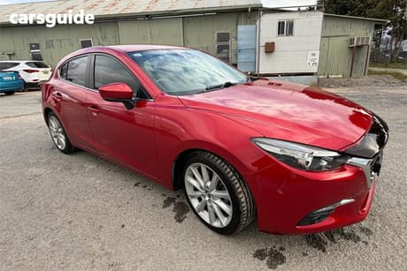 Red 2016 Mazda 3 Hatchback Sp25