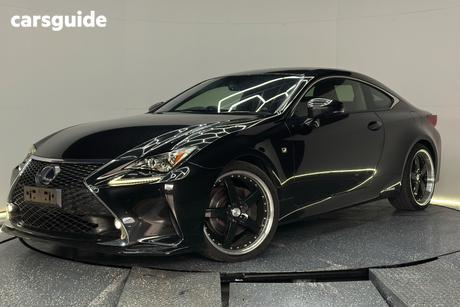 Black 2015 Lexus RC Coupe RC300H SPORTS 2DR COUPE CVT 1SP RWD 2.5I/164KW HYBRID