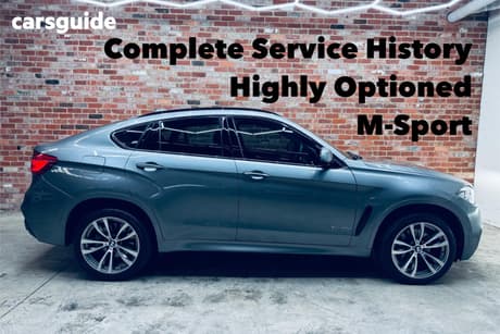 Grey 2018 BMW X6 Coupe Xdrive 40D