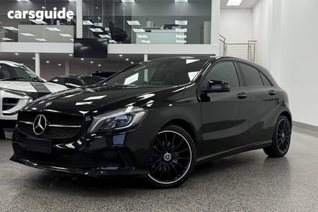 Black 2018 Mercedes-Benz A180 Hatchback