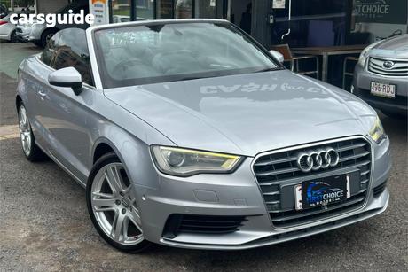 Silver 2014 Audi A3 Cabriolet 1.4 Tfsi Attraction Cod