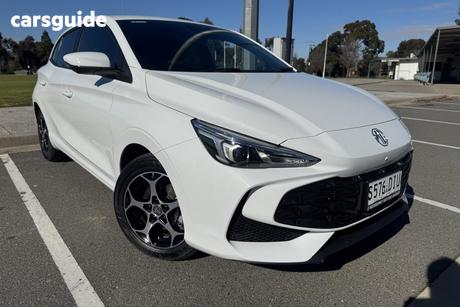 White 2025 MG MG3 Hatchback Essence Hybrid+