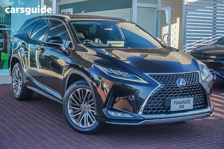 Black 2021 Lexus RX450HL Wagon Sport Luxury Hybrid (Awd)