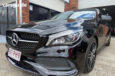 Black 2017 Mercedes-Benz CLA200 Coupe 200