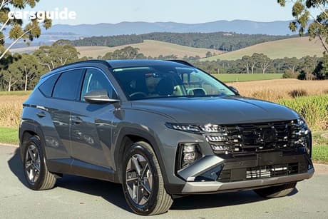Grey 2026 Hyundai Tucson Wagon Elite Hybrid (Awd)
