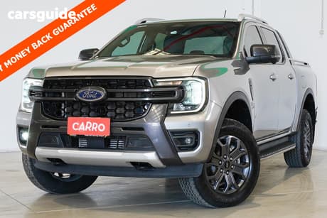 Silver 2023 Ford Ranger Double Cab Pick Up Wildtrak 3.0 (4X4)