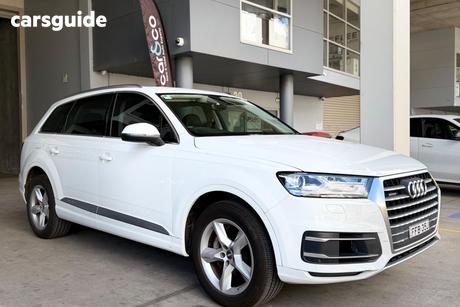 White 2018 Audi Q7 SUV TDI