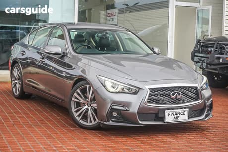 Grey 2018 Infiniti Q50 Sedan 3.0Tt Sport Premium