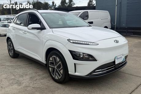 White 2023 Hyundai Kona Wagon Elite Electric Std Range