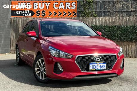 Red 2019 Hyundai I30 Hatchback Active