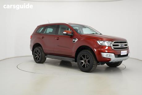 Red 2016 Ford Everest Wagon Trend