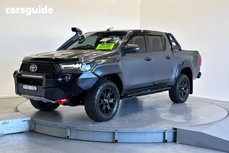 Silver 2021 Toyota Hilux Double Cab Pick Up Rugged X (4X4)