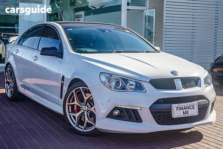 White 2015 HSV Clubsport Sedan R8