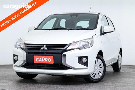 White 2021 Mitsubishi Mirage Hatchback Es