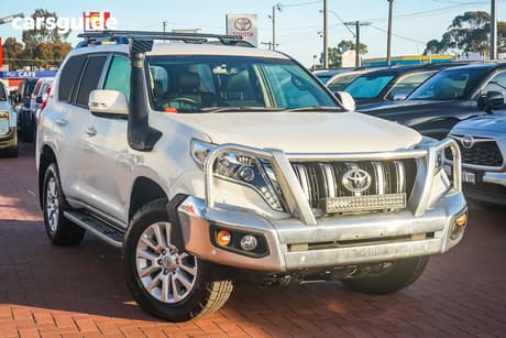 White 2017 Toyota Landcruiser Prado Wagon Vx (4X4)