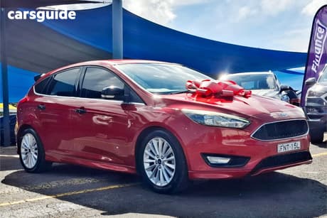 Red 2015 Ford Focus Hatchback Sport