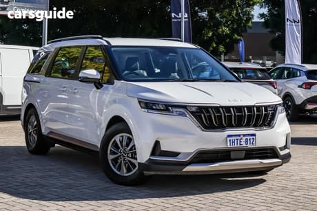 White 2022 Kia Carnival Wagon S