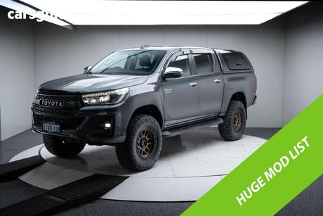 Grey 2018 Toyota Hilux Double Cab Pick Up Sr5 (4X4)