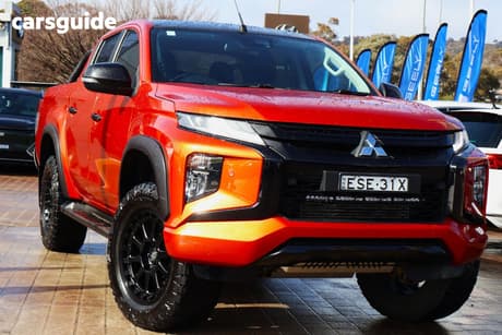 Orange 2021 Mitsubishi Triton Double Cab Pick Up Gsr (4X4)