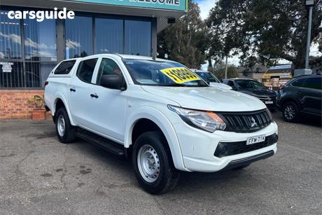 White 2018 Mitsubishi Triton Dual Cab Utility Glx