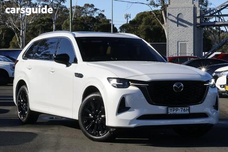 White 2024 Mazda CX-80 Wagon P50E Azami