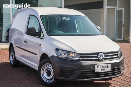 White 2015 Volkswagen Caddy Commercial TSI160 RUNNER F