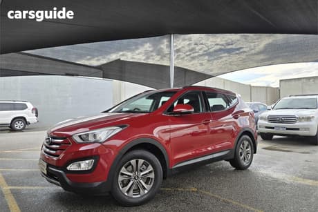 Red 2014 Hyundai Santa FE Wagon Active Crdi (4X4)