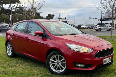 Red 2017 Ford Focus Hatchback Trend