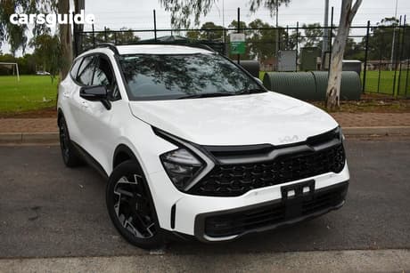 White 2023 Kia Sportage Wagon Sx+ (Awd)