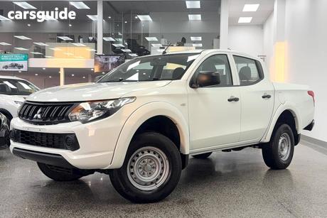White 2018 Mitsubishi Triton Double Cab Pick Up Glx Adas