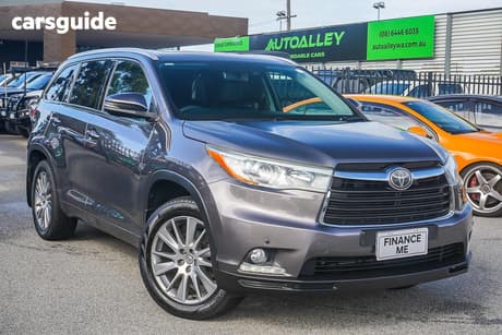 Grey 2014 Toyota Kluger Wagon Grande (4X4)