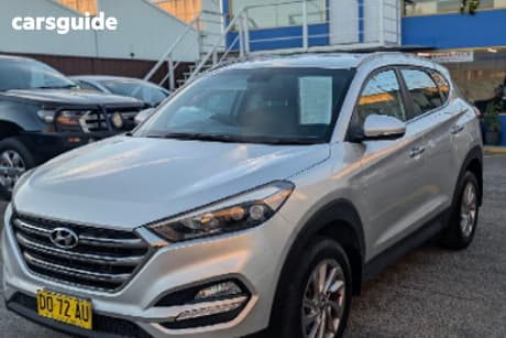 Silver 2016 Hyundai Tucson Wagon Elite (Fwd)